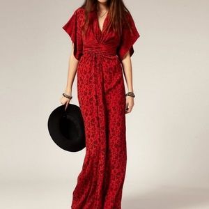 Winter Kate floral kimono maxi dress